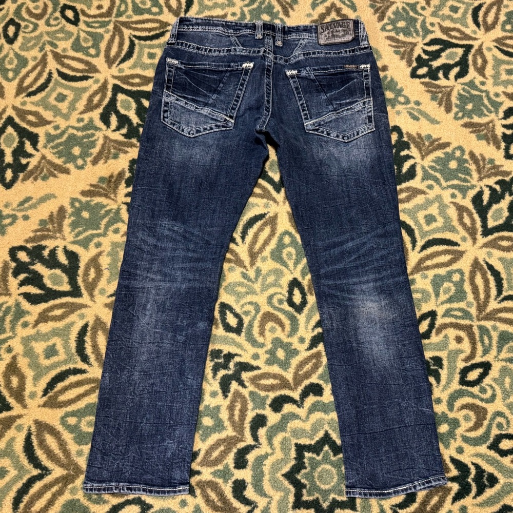Men’s Buckle Salvage SLVG Mayhem Skinny Stretch Jeans 32S 33x30